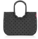 reisenthel loopshopper L frame glossy dots black &ndash; Stabile Tasche mit praktischen