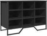 vidaXL Schuhregal Schwarz 90x38x61,5 cm Holzwerkstoff