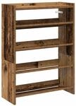 vidaXL Schuhregal Altholz-Optik 60x25x81 cm Holzwerkstoff