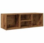 vidaXL Schuhbank Altholz-Optik 102x35x35 cm Holzwerkstoff