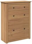 vidaXL Schuhschrank Panama 80x35x105 cm Massivholz Kiefer