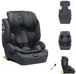Kikkaboo Kindersitz I-Bronn i-Size (76-150cm) Isofix, Top Tether, Kissen, Gurt grau