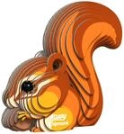 EUGY 650041 Eichh&ouml;rnchen, 3D Tier-Puzzle f&uuml;r Kinder und Erwachsene zum