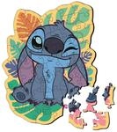 Trefl - Holzpuzzle 50 Teile, Der fr&ouml;hliche Stitch, Lilo&Stitch, 5+