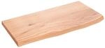 vidaXL Wandregal, Holzregal Regal Handgefertigt mit Baumkante, Wandboard...