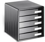 Rotho Timeless Schubladenbox / B&uuml;robox mit 5 Sch&uuml;ben, Kunststoff (PS) BPA-frei,