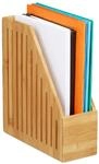 Relaxdays Stehsammler Bambus, A4, Zeitschriften & Dokumente, B&uuml;ro, natur 