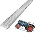 TRUTZHOLM 1x Schwerlastrampe 200 cm Aluminium Traglast 1000 kg Auffahrrampe 1t