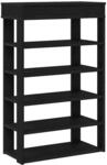 vidaXL Schuhregal Schwarz 60x30x98 cm Holzwerkstoff