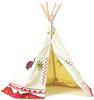 Tipi Spielzelt für Kinder Wigwam Spiel-Zelt Indianerzelt Indianer, Holzstangen...