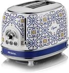 Ariete Toaster 155 Capri, Mediterranes Design, 2 Breite Schlitze, 6...