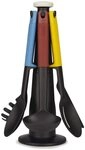 Joseph Joseph Elevate K&uuml;chenhelfer-Set, 6-teilig mit drehbarem St&auml;nder,