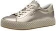 Tamaris Schn&uuml;rer Damen Vegan sportlich metallic,EU 38