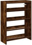 vidaXL Schuhregal R&auml;uchereiche 60x25x81 cm Holzwerkstoff