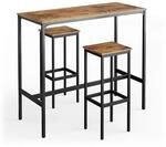 Vicco Bartisch-Set Fyrk, Antikholz, 120 x 50 cm