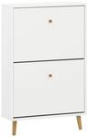Schildmeyer Bjarne Schuhschrank 158671, wei&szlig; matt, 59,8 x 19,5 x 92,2 cm,