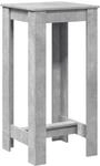 vidaXL Bartisch Betongrau 51x50x103,5 cm Holzwerkstoff
