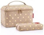 reisenthel beautycase Set metallic dots Coffee - Unser Geschenkset aus Beautycase und