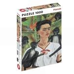 Piatnik 5509 - Frida Kahlo Self Portrait 1000 Teile Puzzle, Einfarbig