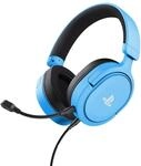 GXTrust Forta PS5 Gaming Headset Lizenziert f&uuml;r PlayStation 5, Blau | 1,2 m Kabel,