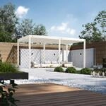 WEIDE - Classic Terrassen&uuml;berdachung freistehend mit einstellbarem