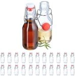 Relaxdays B&uuml;gelflaschen zum Bef&uuml;llen, im 24er Set, 100 ml, f&uuml;r &Ouml;l, Essig,