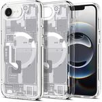 Spigen iPhone 17e / 16e H&uuml;lle Ultra Hybrid MagFit -Zero One White | Kompatibel...