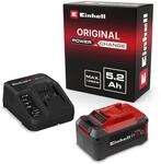 Einhell Original Starter Kit PXC 5,2 Ah | 18 V | 1260 W | Akku + 3 A Ladeger&auml;t...