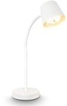 BRILONER - LED Tischlampe kabellos mit Touch, schwenkbar, drehbar, Akku & Lichtquelle