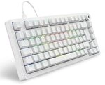 Sharkoon Skiller SGK25 RGB, Gaming Tastatur, 75% Layout, Hot Swap, Huano RED