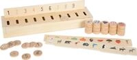 small Foot Bildersortierbox aus Holz, 60 Verschiedene Bilder zum Sortieren und