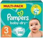 Pampers Windeln Baby Dry Gr.3 Midi 4-9kg Monatsbox, 198 St&uuml;ck