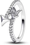 PANDORA Moments Funkelnder Pfeil Ring aus Sterling Silber mit Zirkonia, Gr&ouml;&szlig;e: 54,