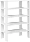 vidaXL Schuhregal Wei&szlig; 61x32x87,5 cm Holzwerkstoff