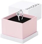 Pandora Moments Ring Rose, Sterlingsilber, mit klarem Cubic Zirkonia