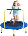 VEVOR Trampolin Gartentrampolin &Oslash; 91 cm, Klappabrer Fitness Trampolin 60 kg