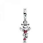 PANDORA Sterling silver Enamel Mixed stone Red 793530C01 Anh&auml;nger