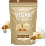 Nutri + Veganes Protein Marzipan 1 kg - 83% Eiwei&szlig; - Proteinpulver Winter -