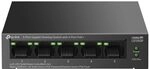 TP-Link LS105GP, 5-Port PoE Gigabit Ethernet Switch, 4 PoE+ Ports mit 62 W, Plug &