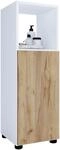 VCM Badm&ouml;bel Midischrank 31x30x93 cm 1 T&uuml;r 3 F&auml;cher Holzwerkstoff Bad 