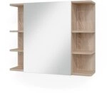 Vicco Badspiegelschrank Fynn, Sonoma, 79.6 x 64 cm, mit Spiegel und offenen...
