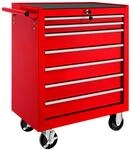 tectake Werkzeugwagen, Werkstattwagen, rollende Werkstatt, Werkzeugwagen leer,