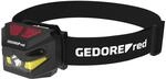 GEDORE red Stirnlampe LED, wiederaufladbar mit LiPoly Akku, 260 Lumen, leicht und