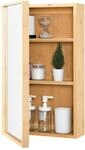 [en.casa] Spiegelschrank Ikorfat 60,5 x 35 x 14 cm Badspiegel H&auml;ngeschrank mit