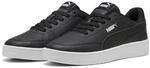 Puma Court Classic CLEAN, Unisex Sneaker, Puma Black-Puma Black-Puma White,