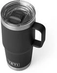 YETI Rambler Reisebecher Mit Stronghold Deckel, Black, 20 oz (591 ml) 