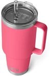 YETI Rambler Trinkbecher Mit Trinkhalmdeckel, Tropical Pink, 42 oz (1,2 l)