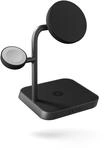 ZENS Aluminium Series 3 in 1 Magnetic Wireless Office Charger Pro 3 Qi2 schwarz