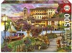 Educa - Puzzle 1500 Teile f&uuml;r Erwachsene | Promenade in Italien, 1500 Teile Puzzle
