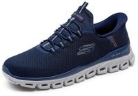 Skechers Herren Glide-Step Noxus Slip-On, Navy Mesh/Pu, 43 EU